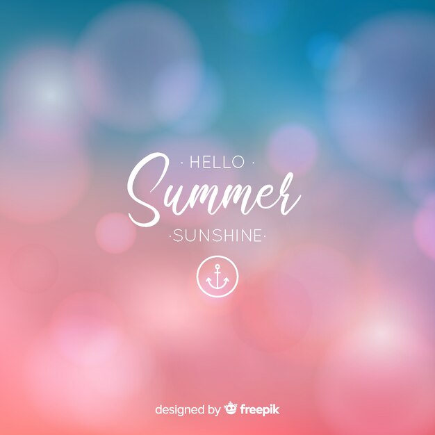 Fondo de hola verano