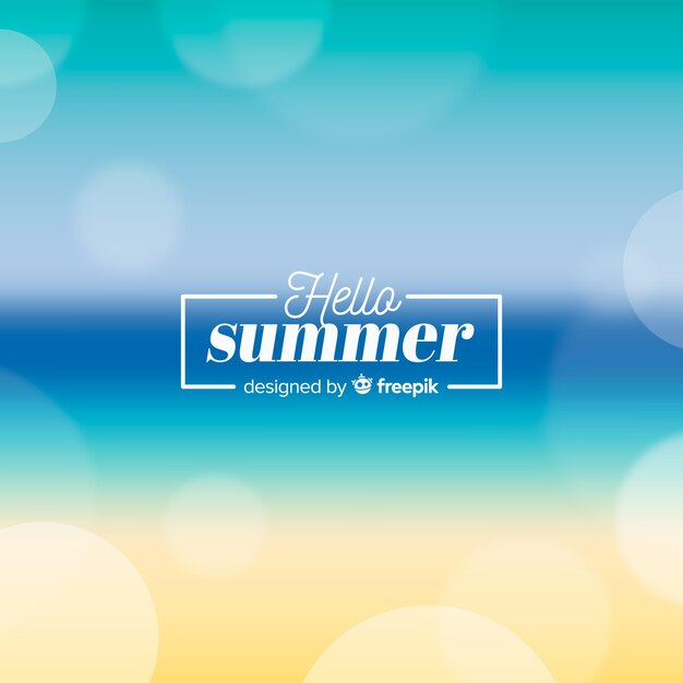 Fondo de hola verano
