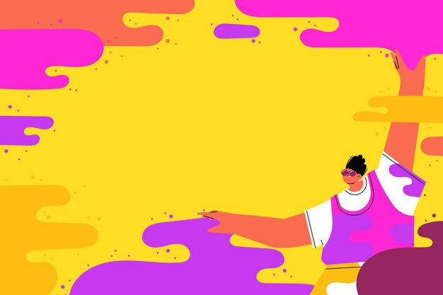Fondo holi plano