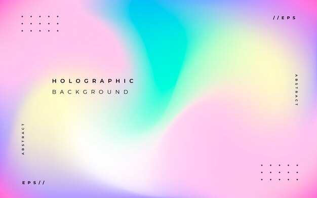 Fondo holográfico abstracto