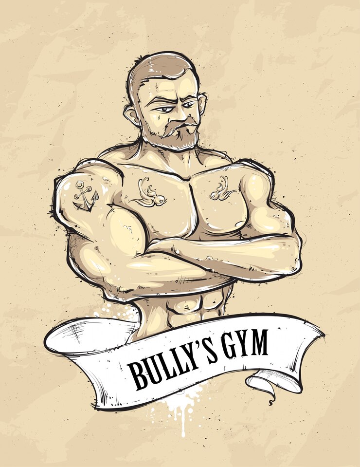Vector gratuito fondo de hombre de gimnasio