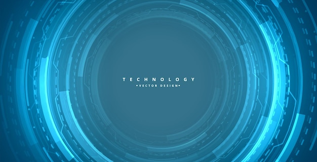 fondo de hud de línea digital moderna una conexión cibernética para obtener información