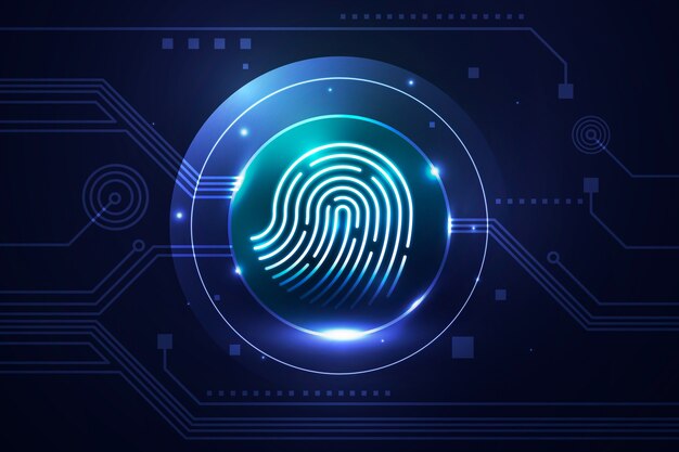 Fondo de identidad de neón