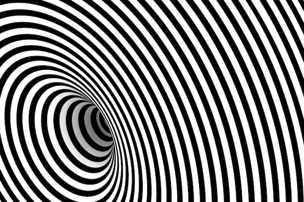 Fondo de ilusión óptica dibujado a mano