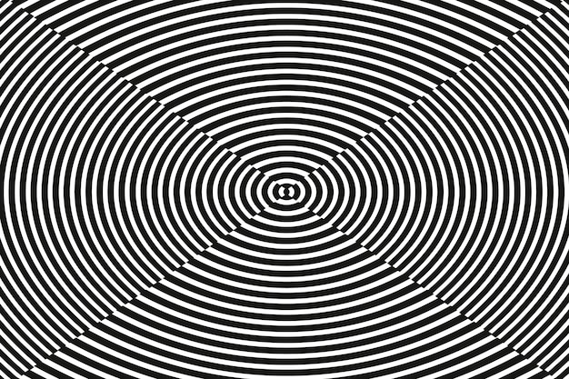 Fondo de ilusión óptica de diseño plano