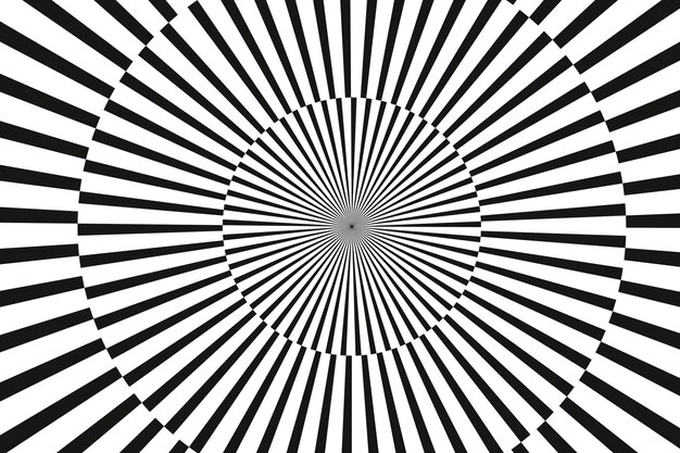 Fondo de ilusión óptica de diseño plano