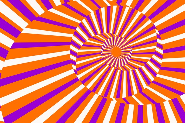 Fondo de ilusión óptica de diseño plano