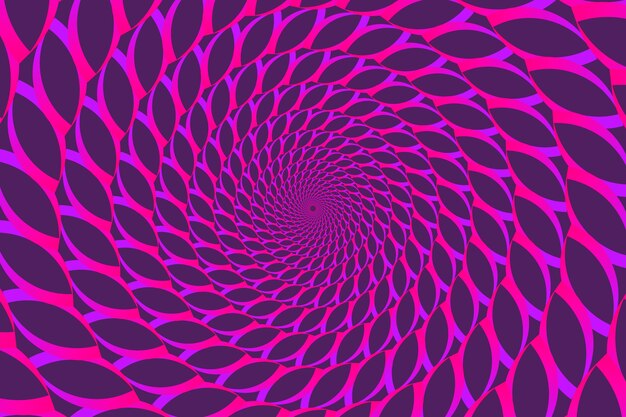 Fondo de ilusión óptica en gradiente
