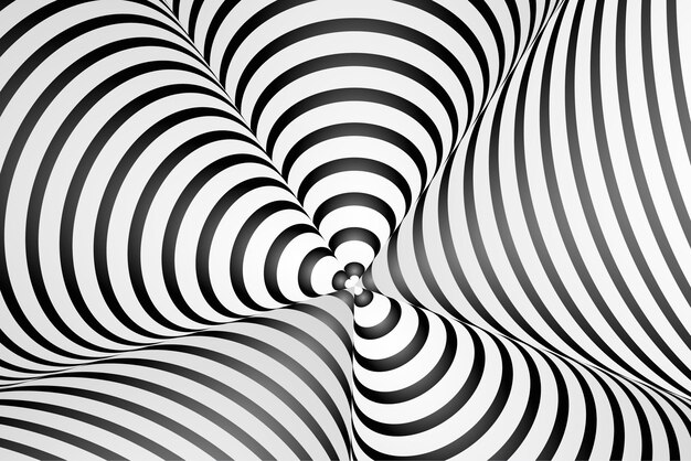 Fondo de ilusión óptica hipnótica