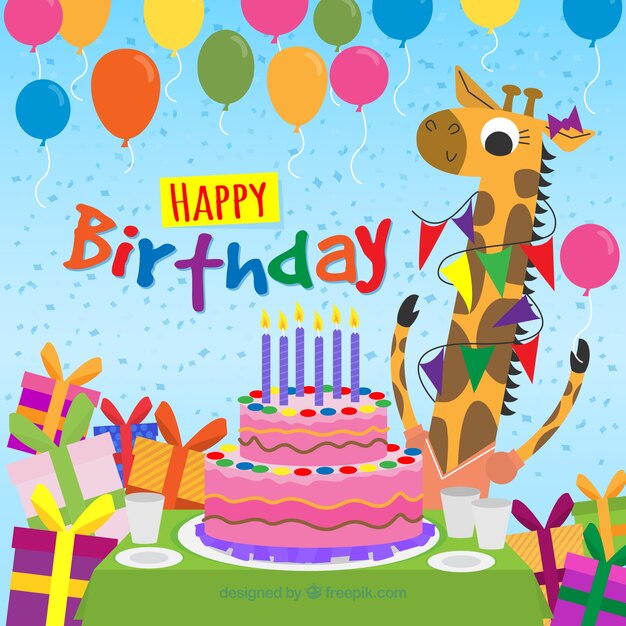 Fondo infantil de cumpleaños