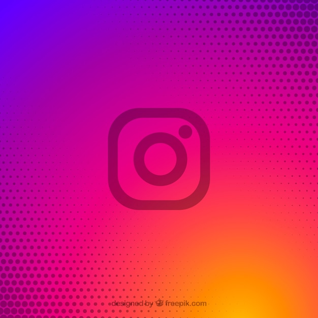 Vector gratuito fondo de instagram en colores degradados