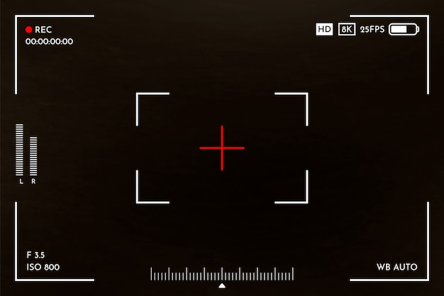 Fondo de interfaz de diseño plano rec
