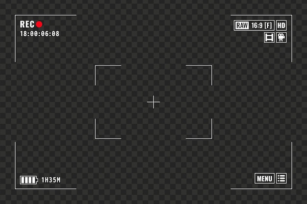 Fondo de interfaz de diseño plano rec