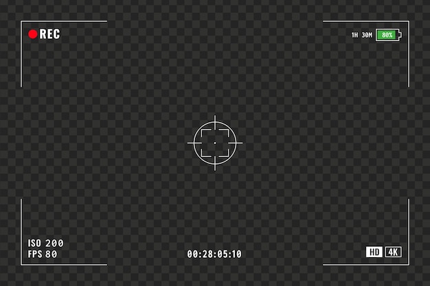 Fondo de interfaz de diseño plano rec