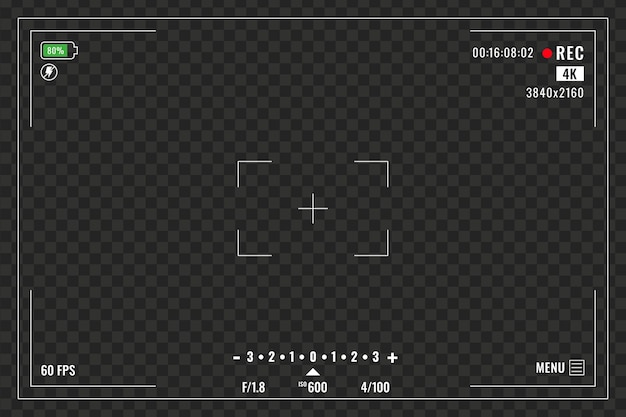 Fondo de interfaz de diseño plano rec