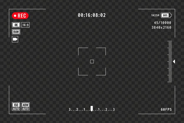Fondo de interfaz de diseño plano rec