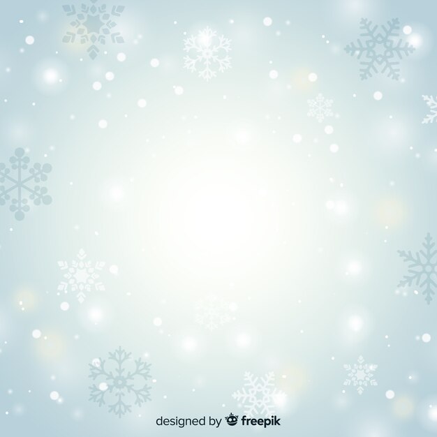 Fondo de invierno borroso