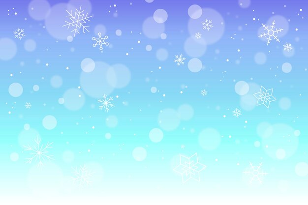 Fondo de invierno borroso