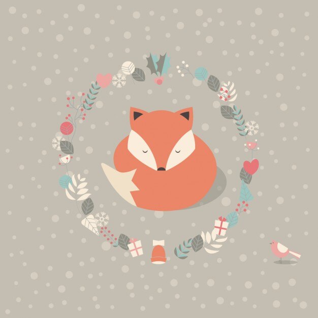 Vector gratuito fondo de invierno a color