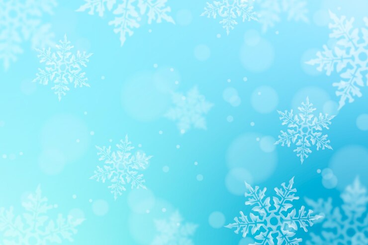 Vector gratuito fondo de invierno con copos de nieve