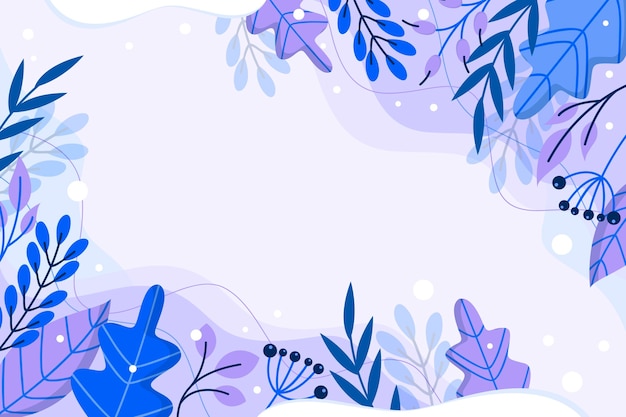 Vector gratuito fondo de invierno de diseño plano