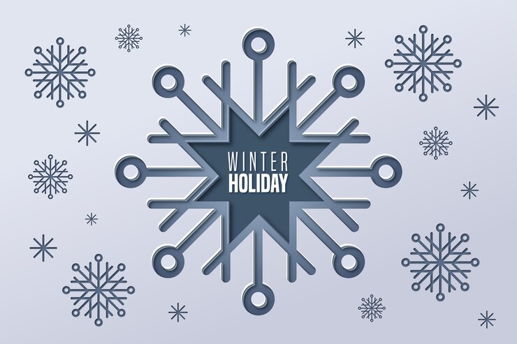 Vector gratuito fondo de invierno en estilo papel