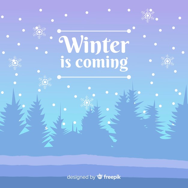 Fondo de invierno