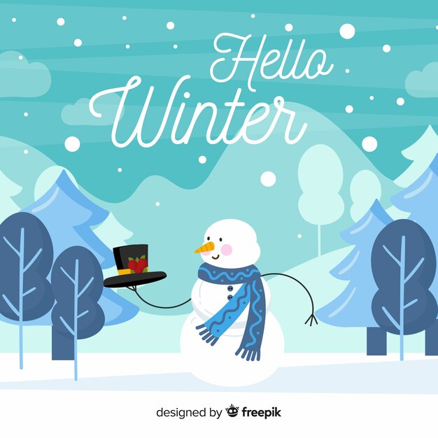 Fondo de invierno