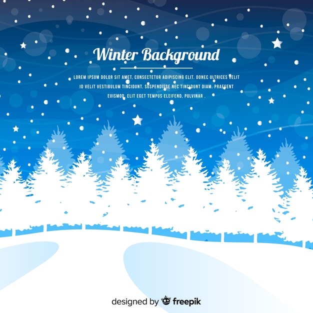 Fondo de invierno