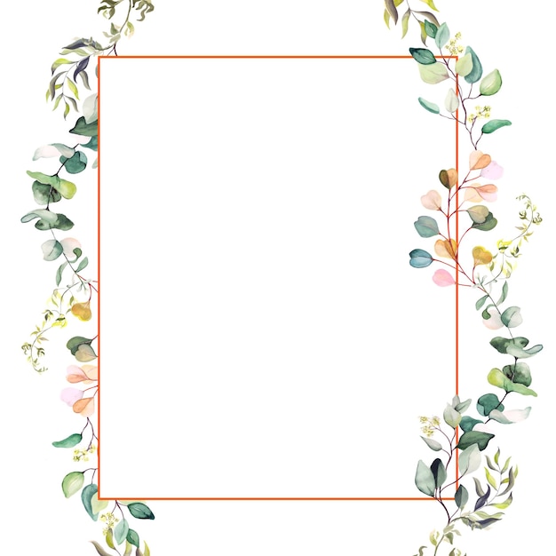 Fondo de invitación de boda colorido rojo blanco verde tarjeta multipropósito Vector libre