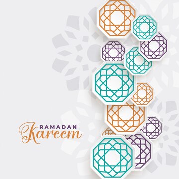 fondo moderno y hermoso de ramadan kareem con decoración 7005556