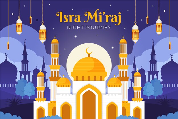 El fondo de Isra Miraj es plano
