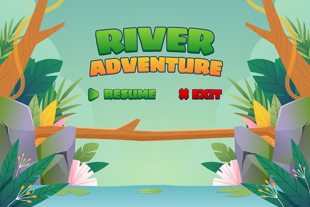 Fondo de juego plano
