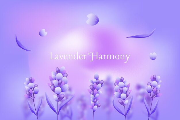 Fondo de lavanda digital degradado