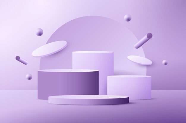 Fondo de lavanda digital realista