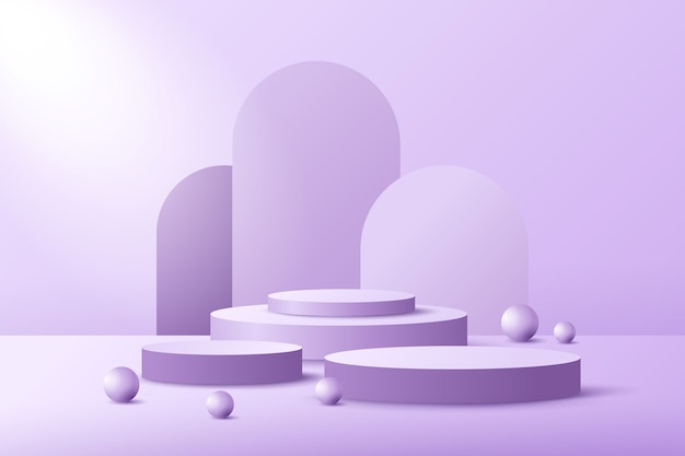 Fondo de lavanda digital realista