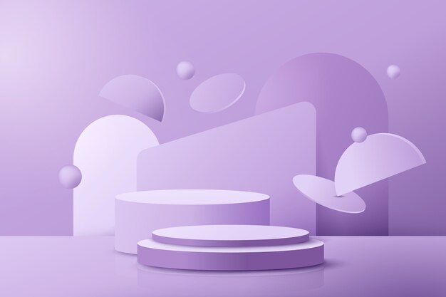 Fondo de lavanda digital realista
