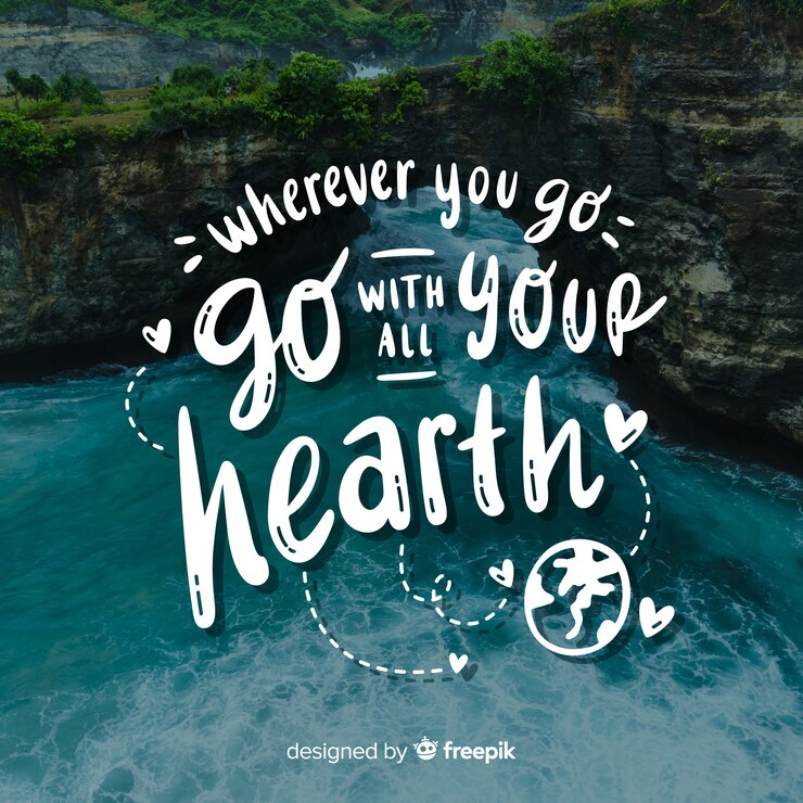 Vector gratuito fondo de letras de viaje con foto
