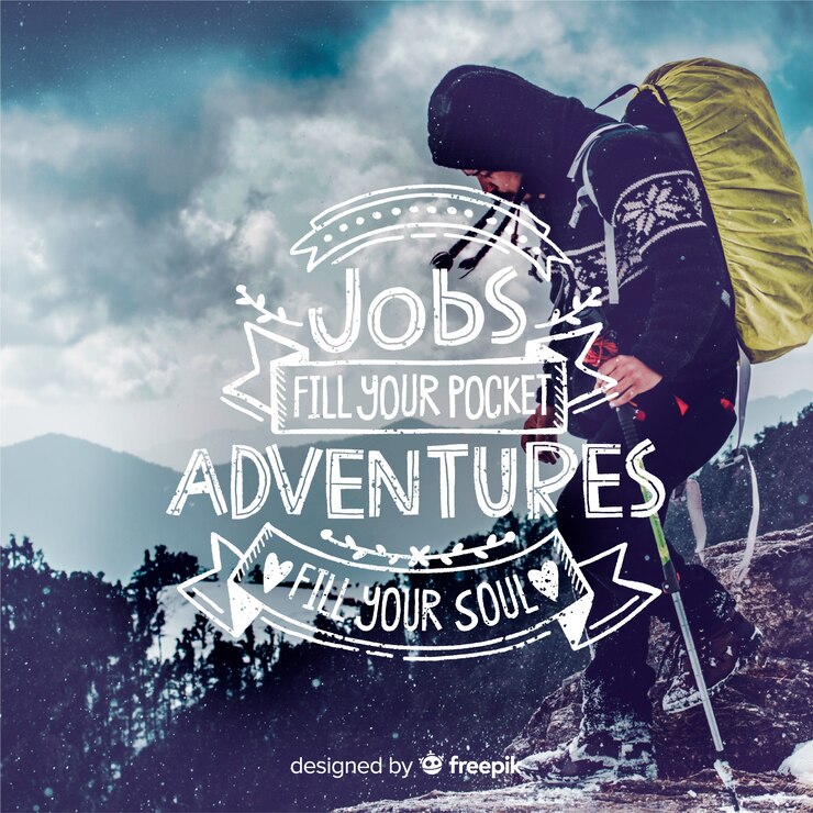 Vector gratuito fondo de letras de viaje con foto