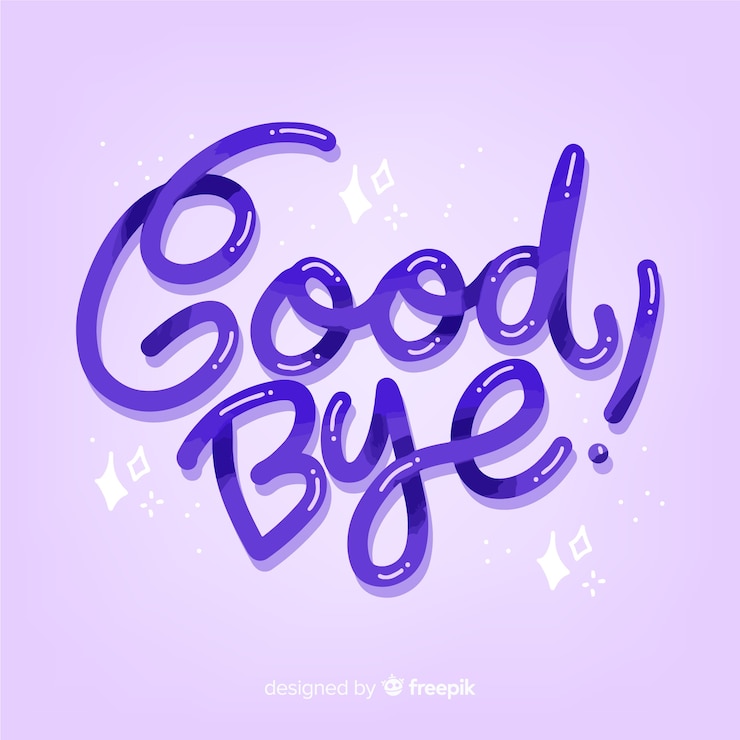 Vector gratuito fondo lettering adiós