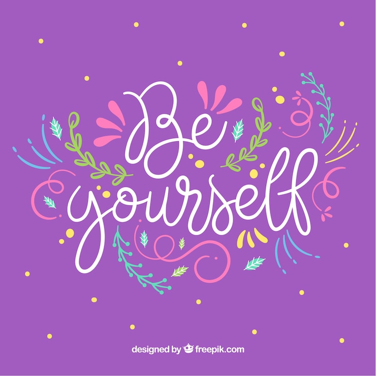 Vector gratuito fondo de lettering inspirador