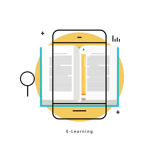 Fondo de libro y teléfono móvil