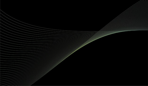 Fondo línea abstracta degradado digital lujo