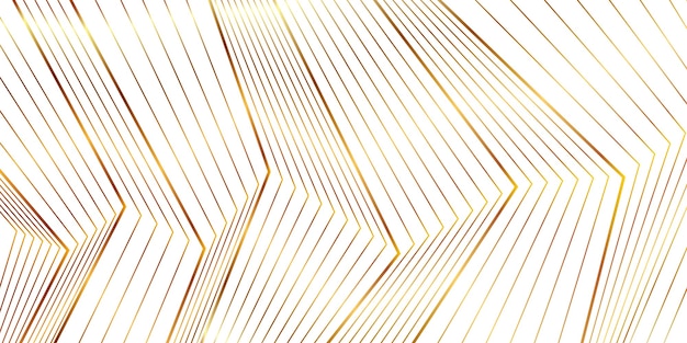 fondo de línea abstracta de lujo dorado