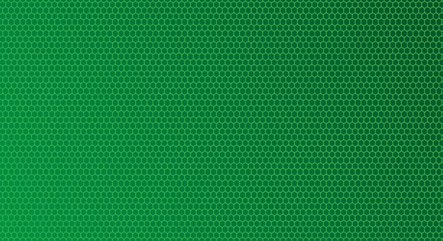 fondo de línea neta hexagonal verde