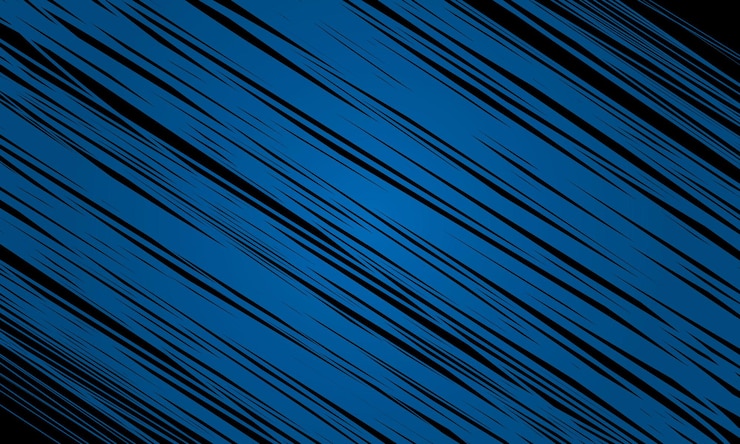 Vector gratuito fondo de línea de rayas de dibujo de mano diagonal azul