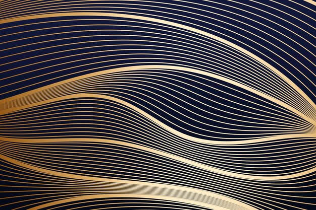 Fondo lineal dorado degradado