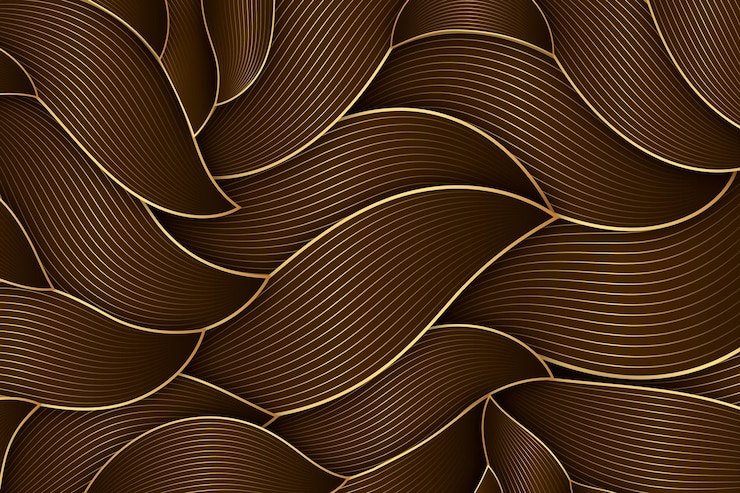 Vector gratuito fondo lineal dorado degradado