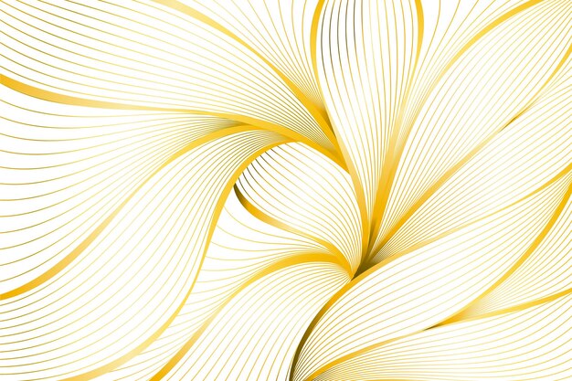 Fondo lineal dorado con gradiente