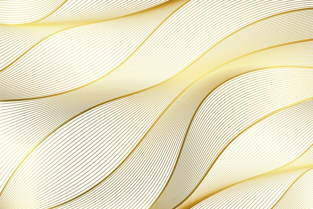 Fondo lineal dorado con gradiente